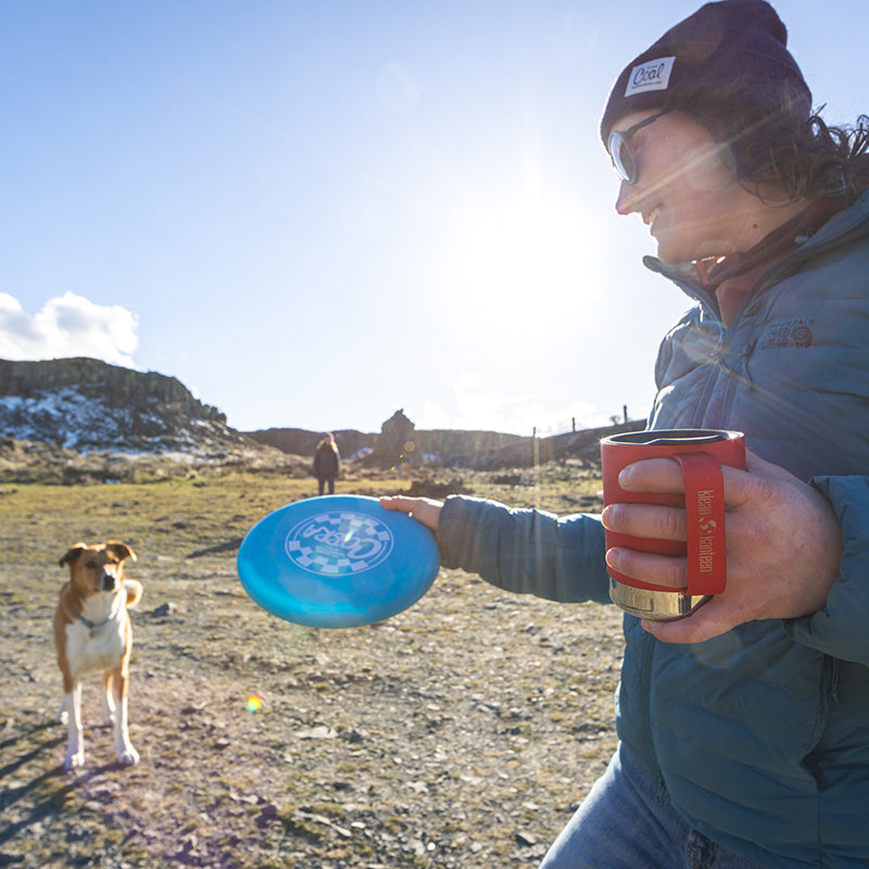 12oz-camp-mug-k6 insulated_camp_mug_12oz_woman_dog_frisbee_square.jpg